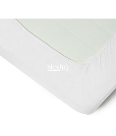 Fitted terry sheets TERRYBTL-OPTIC WHITE 120x200 cm