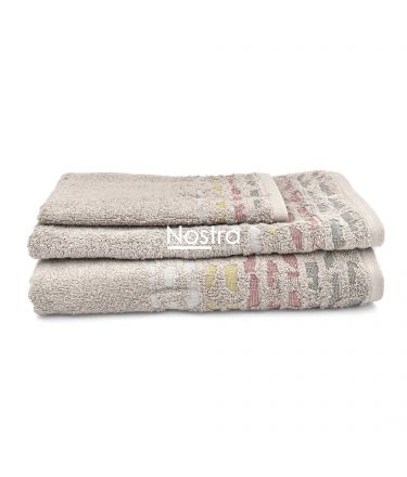 3 piece towel set T0183 T0183-MOON BEAM 396 30x50, 50x70, 70x140 cm