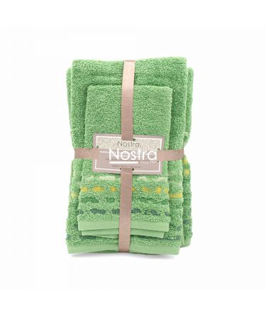 3 piece towel set T0183 T0183-JADE GREEN 137