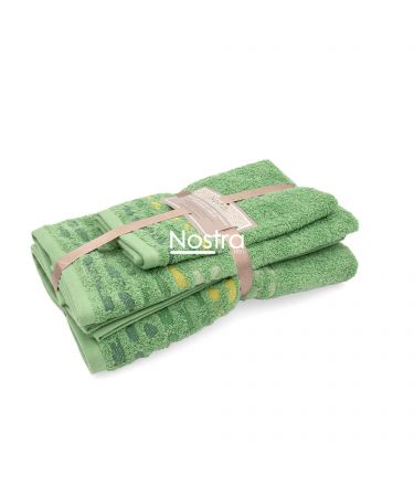 3 piece towel set T0183 T0183-JADE GREEN 137 30x50, 50x70, 70x140 cm