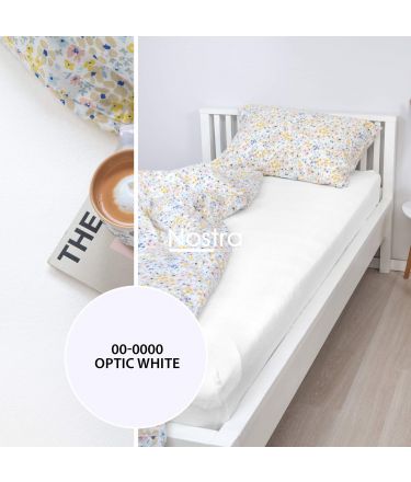 Fitted terry sheets TERRYBTL-OPTIC WHITE 120x200 cm