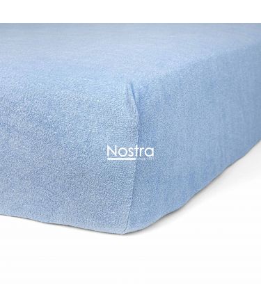 Fitted terry sheets TERRYBTL-LIGHT BLUE 120x200 cm