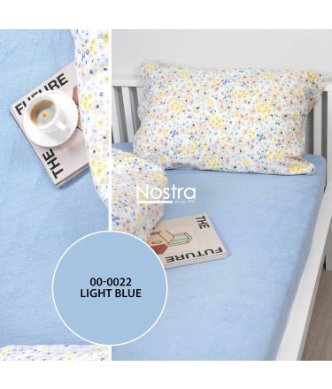 Fitted terry sheets TERRYBTL-LIGHT BLUE 120x200 cm