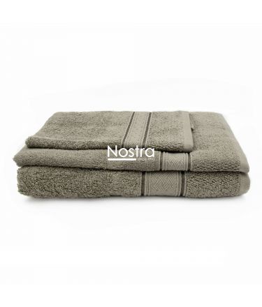 3 piece towel set T0184 T0184-BROWN 375 30x50, 50x70, 70x140 cm