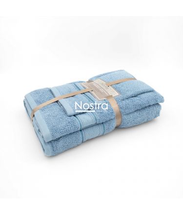 3 piece towel set T0184 T0184-POWDER BLUE 176