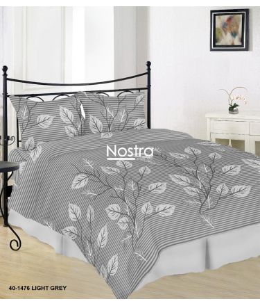 Cotton bedding set DAELYN 40-1476-LIGHT GREY 200x220, 70x70 cm