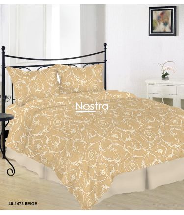 Постельное бельё из бязи DAHLIA 40-1473-BEIGE 200x220, 70x70 cm