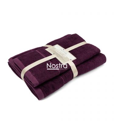 Bambusest rätikute komplekt BAMBOO-600 T0105-DARK PLUM