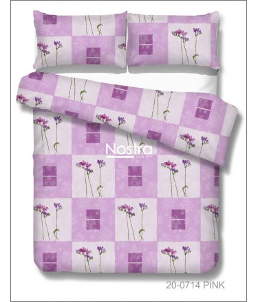 Voodipesu komplekt LILLED 20-0714-PINK 140x200, 50x70 cm