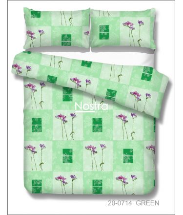 Voodipesu komplekt LILLED 20-0714-GREEN 140x200, 50x70 cm