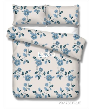 Cotton bedding set DEACON 20-1788-BLUE