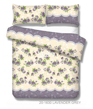 Voodipesu komplekt LILLED 20-1630-LAVENDER GREY