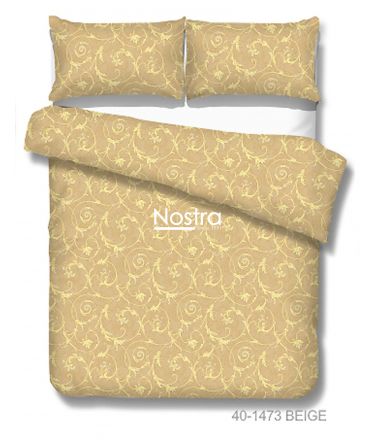 Lõuendriidest voodipesukomplekt DAHLIA 40-1473-BEIGE 200x220, 70x70 cm