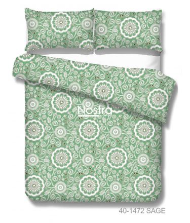 Cotton bedding set DULCE 40-1472-SAGE