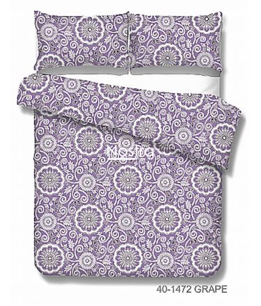 Cotton bedding set DULCE 40-1472-GRAPE