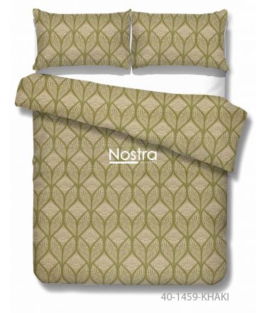 Cotton bedding set DARIANA 40-1459-KHAKI