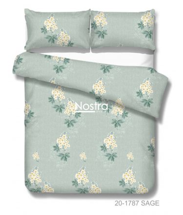 Cotton bedding set DELANY 20-1787-SAGE