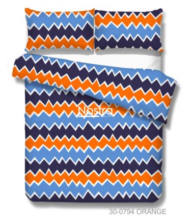 Cotton bedding set DUA 30-0794-ORANGE