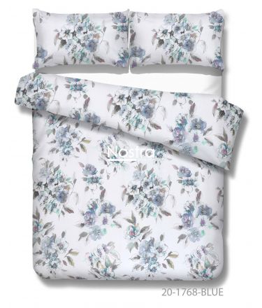 Cotton bedding set DANNI 20-1768-BLUE 140x200, 50x70 cm