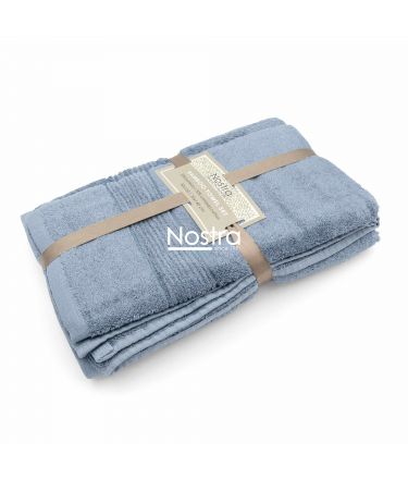 Бамбуковые набор полотенец BAMBOO-600 T0105-DUSTY BLUE