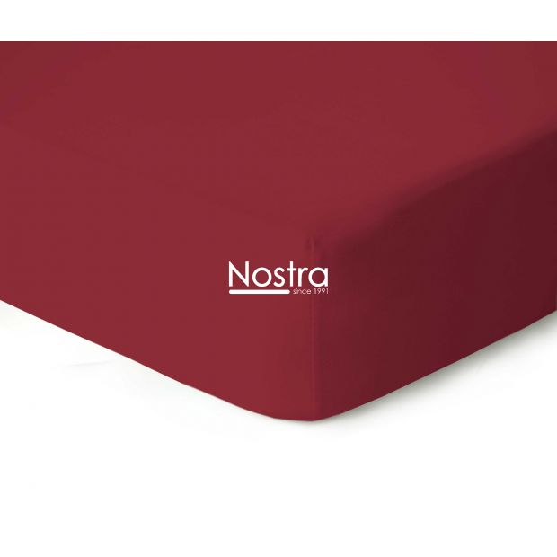 Trikotaažist voodilina kummiga JERSEY JERSEY-WINE RED 120x200 cm