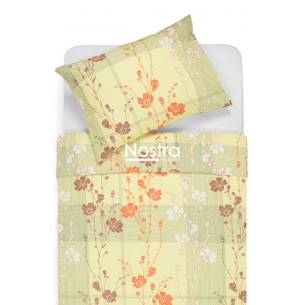 Cotton bedding set DORINA 20-0530-TERRA 140x200, 50x70 cm