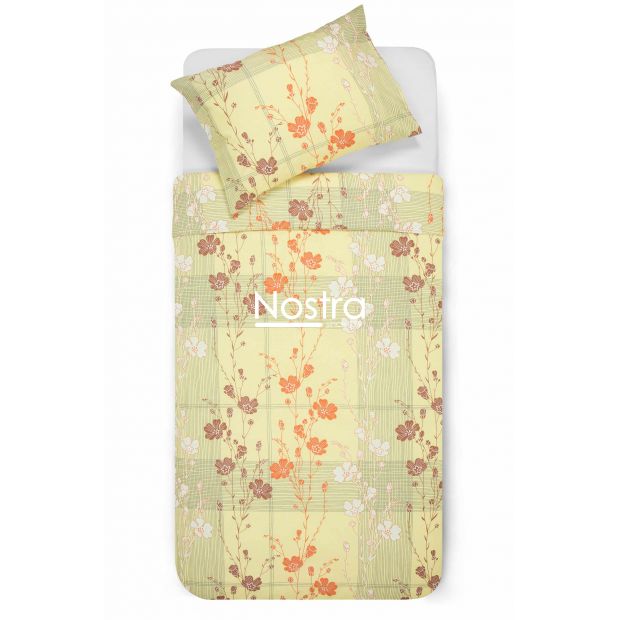 Cotton bedding set DORINA 20-0530-TERRA 140x200, 50x70 cm