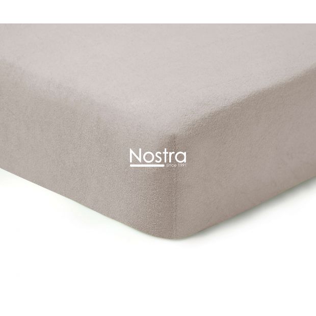 Fitted terry sheets TERRYBTL-SILVER GREY