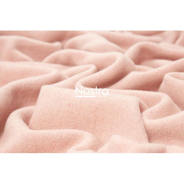 Woolen plaid MERINO-300 DOUBLE FACE-LIGHT PINK