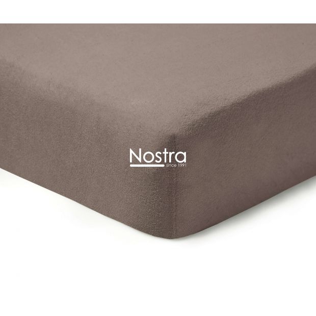 Fitted terry sheets TERRYBTL-CACAO 120x200 cm