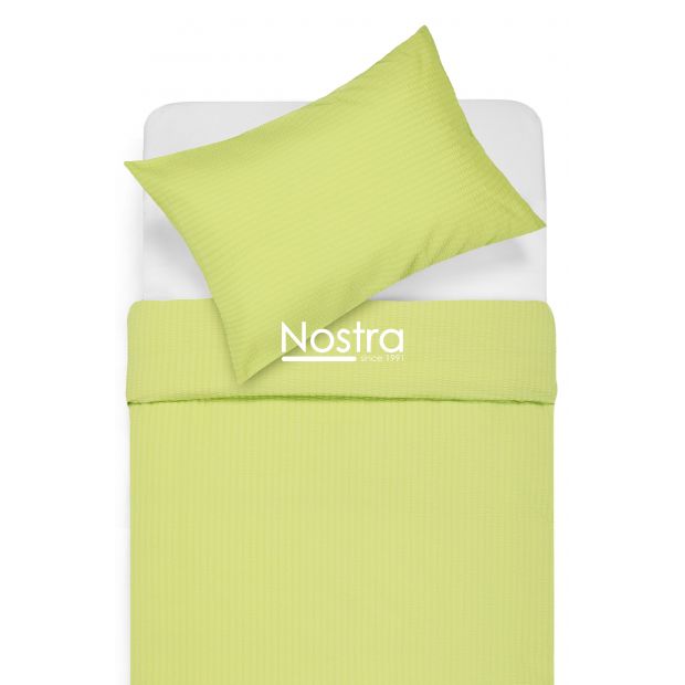 Seersucker bedding set ELA 00-0017-SHADOW LIME 140x200, 70x70 cm