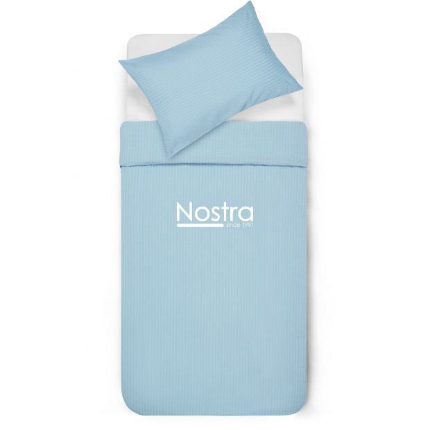 Seersucker bedding set ELA 00-0022-LIGHT BLUE 140x200, 50x70 cm