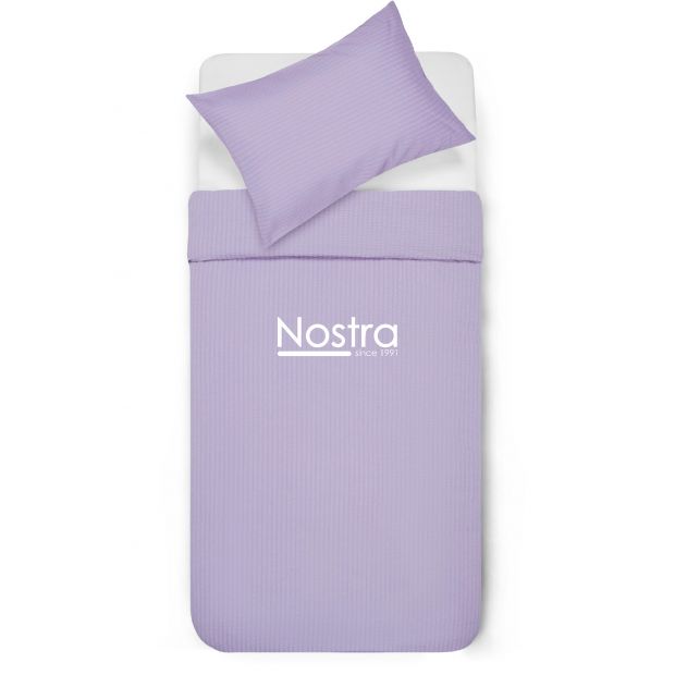 Seersucker bedding set ELA 00-0033-SOFT LILAC 140x200, 70x70 cm