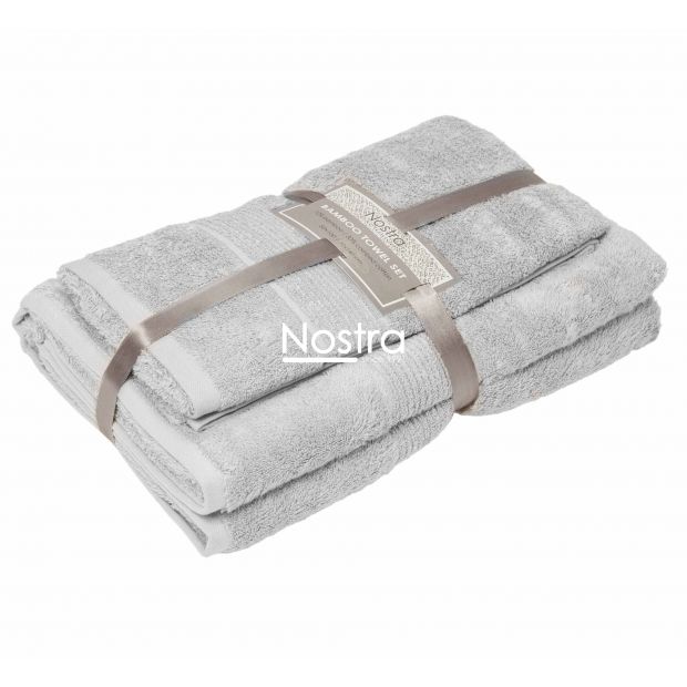 Bamboo towels set BAMBOO-600 T0105-LIGHT GREY