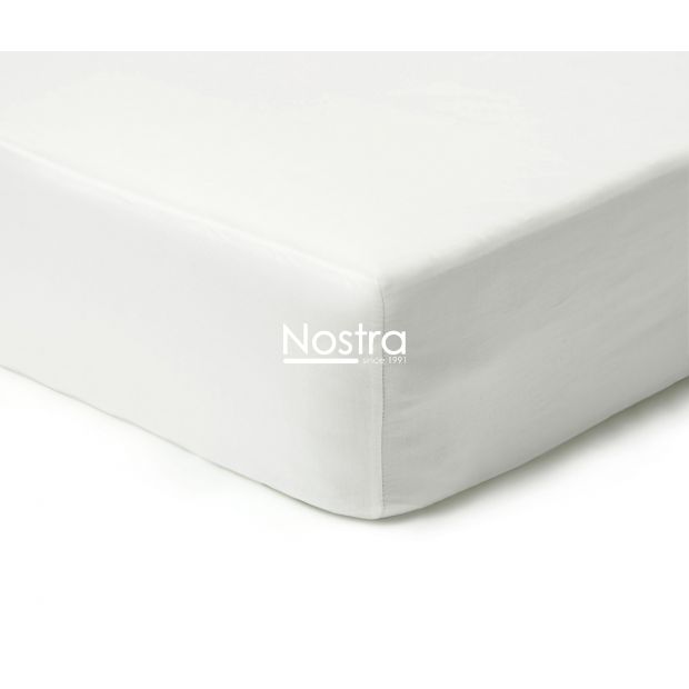 Fitted sateen sheets 00-0000-OPT.WHITE 180x200 cm