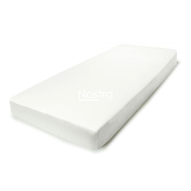 Fitted sateen sheets 00-0000-OPT.WHITE 180x200 cm