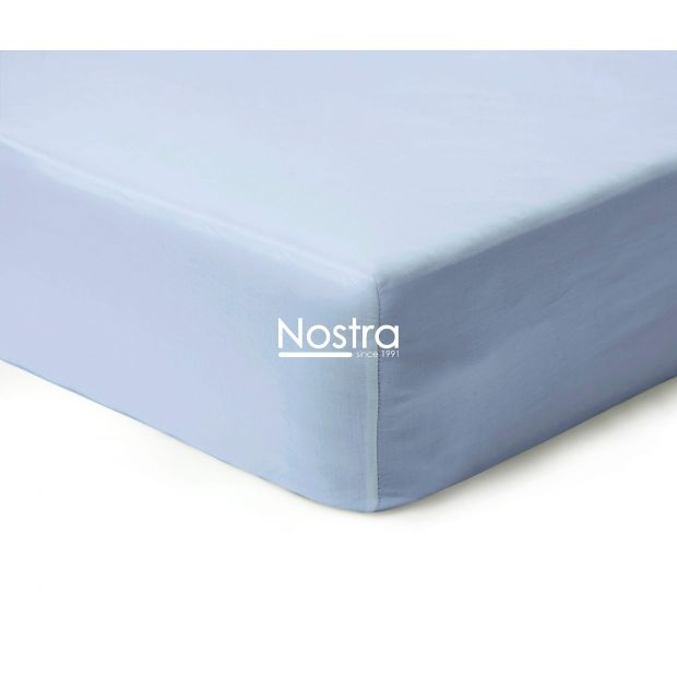 Fitted sateen sheets 00-0186-FOREVER BLUE