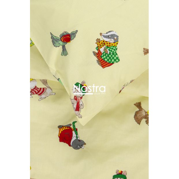 Voodipesu lastele TRAIN WITH FRIENDS 10-0005-GREEN 100x145, 40x60, 107x150 cm