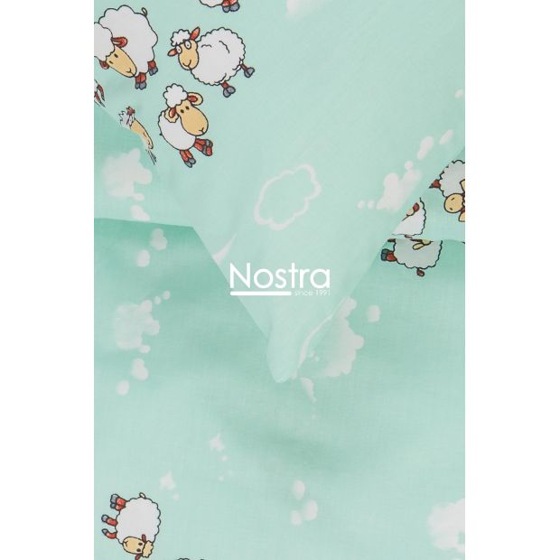 Voodipesu lastele SHEEP 10-0441-MINT 100x145, 40x60, 107x150 cm