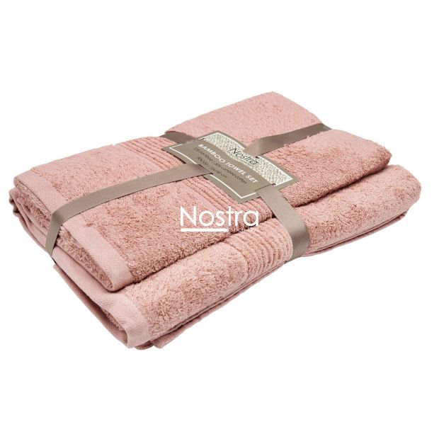 Bambusest rätikute komplekt BAMBOO-600 T0105-ROSE