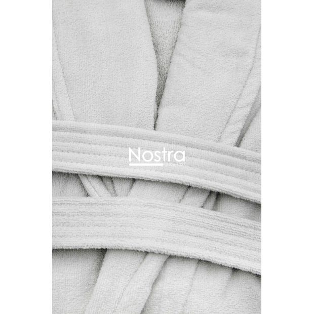 Bathrobe VELOUR-430 430 BATHROBE-LIGHT GREY XXL