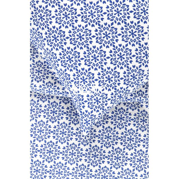 Фланелевое постельное бельё BARRET 40-1438-BLUE 140x200, 70x70 cm