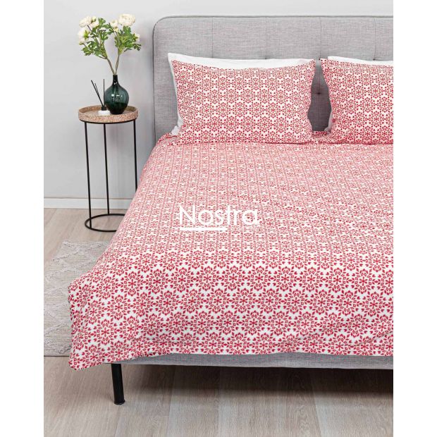 Flanellist voodipesu BARRET 40-1438-RED 140x200, 70x70 cm