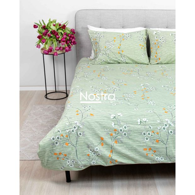 Flanellist voodipesu BRIANNA 20-1751-SAGE 200x220, 50x70 cm