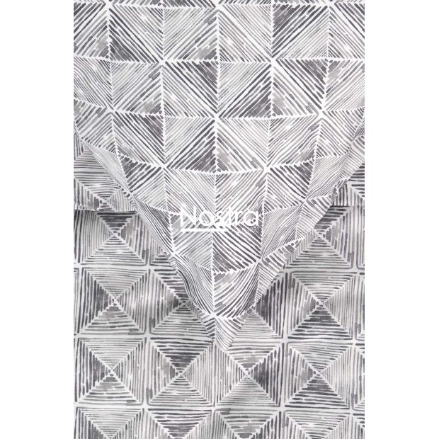 Satiinist voodipesu ALANI 30-0767-GREY 200x220, 70x70 cm