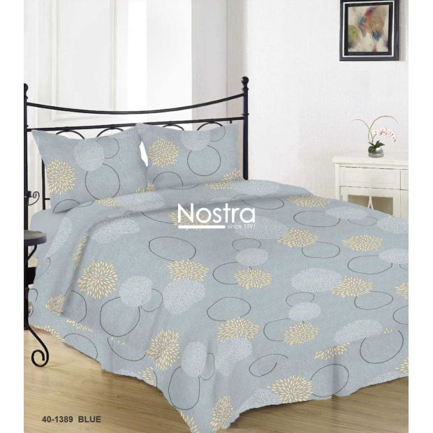 Lõuendriidest voodipesukomplekt DALILA 40-1389-BLUE 200x220, 50x70 cm