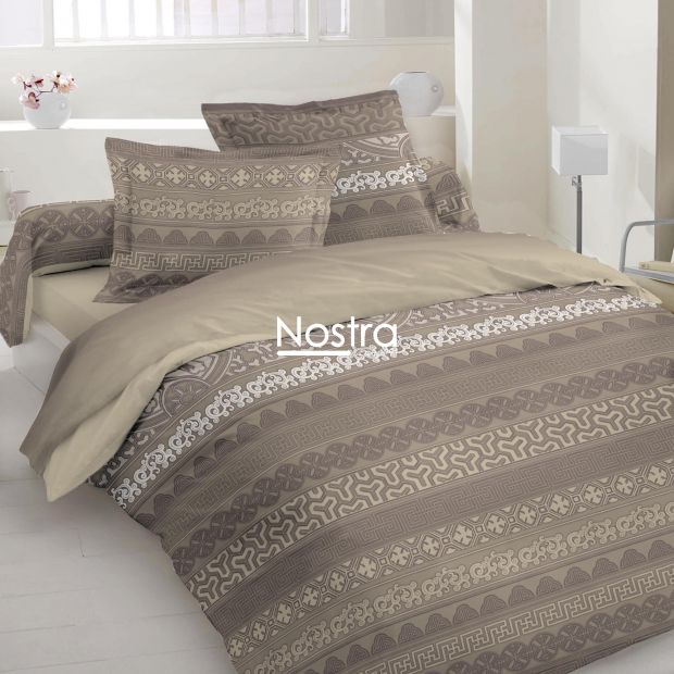 Voodipesu komplekt ABSTRAKT 40-1493-TAUPE