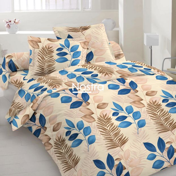 Polycotton bedding set ABSTRACT 40-1487-NAVY