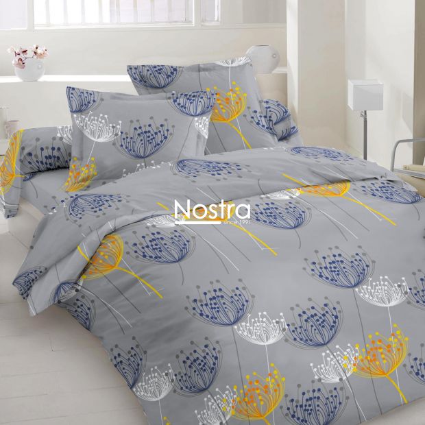 Polycotton bedding set ABSTRACT 40-1486-LIGHT GREY