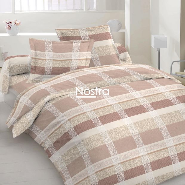 Voodipesu komplekt ABSTRAKT 40-0755-BEIGE 140x200, 50x70 cm